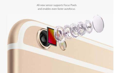 iPhone6s拍照、攝像性能均提升1200萬像素