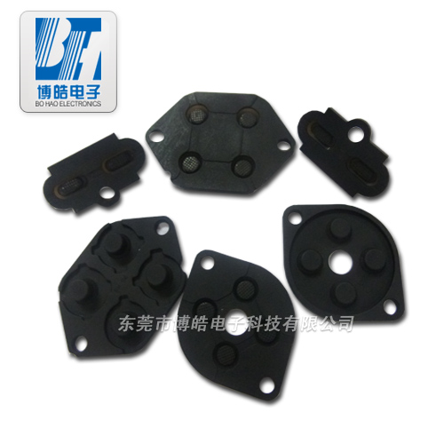 經(jīng)打耐用游戲機硅膠按鍵黑粒導(dǎo)電